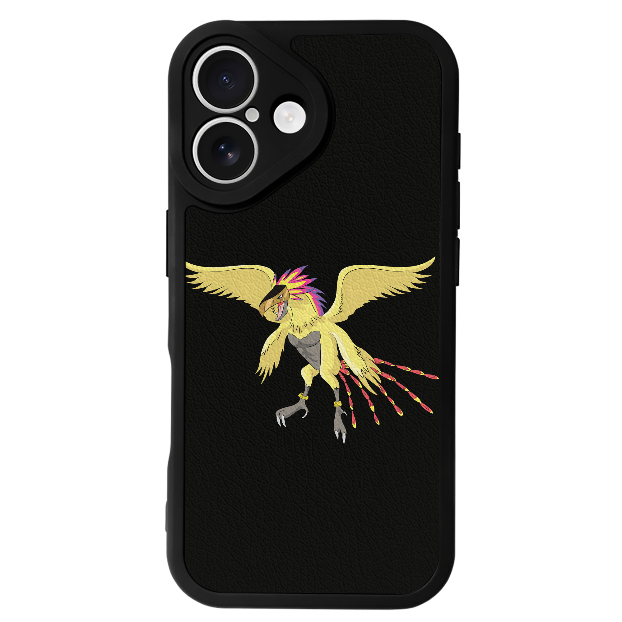 （画像用） Digimon デジタルモンスター/デジモン 【iPhone 16シリーズ対応】シリコンスマホケース（レザー調） 材質：シリコン